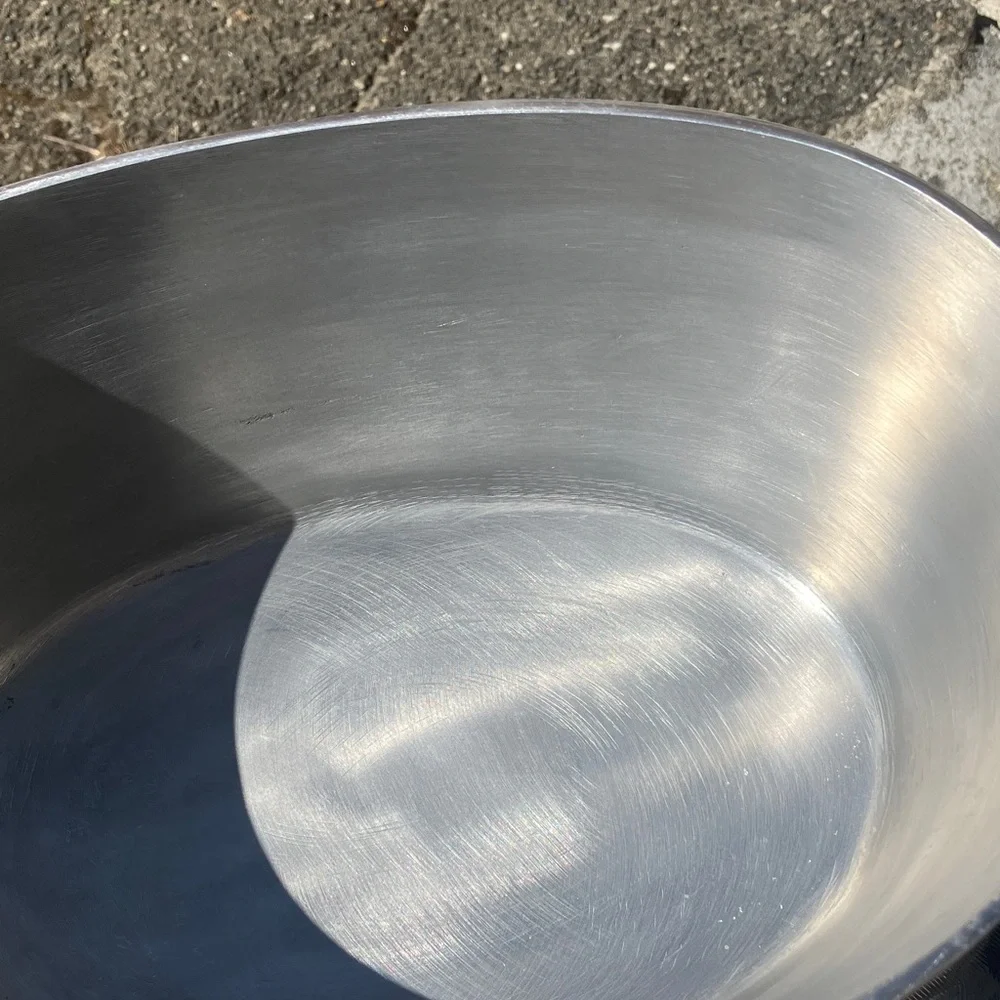 Pewter Beverage Champagne Wine Cooler Tub w. Knobs 14x8x6